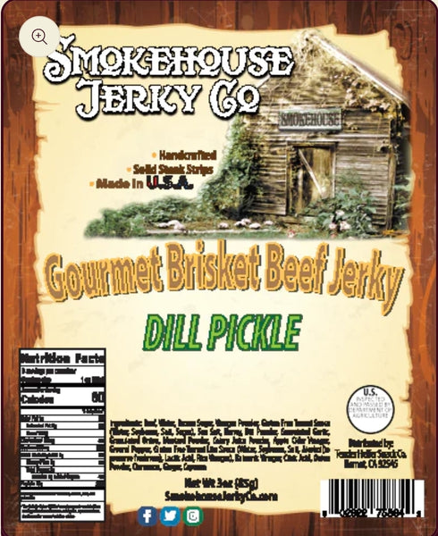 Dill Pickle Brisket Jerky