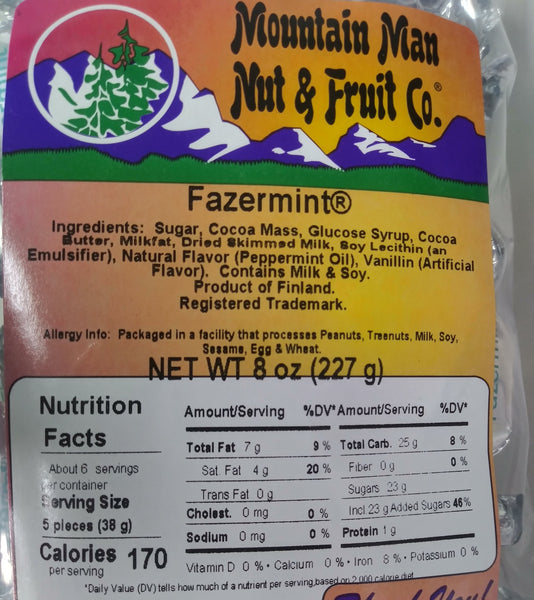 Fazer® Mints Label