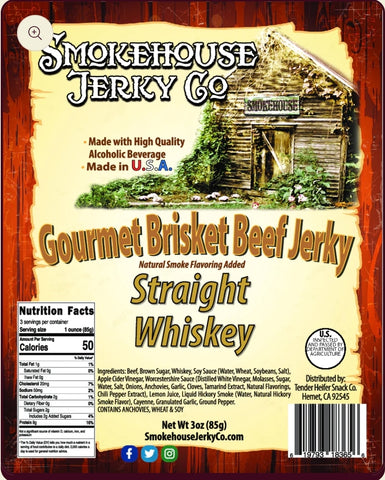 Straight Whiskey Brisket Jerky