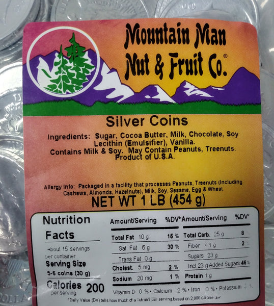 Silver Coins Label