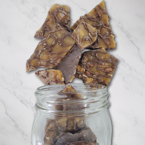 Drizzled Peanut Brittle