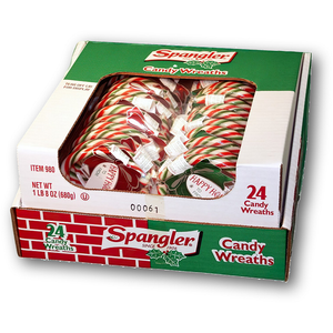 Box of Candy Cane Wreaths