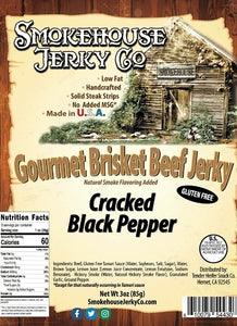 Cracked Black Pepper Brisket Jerky