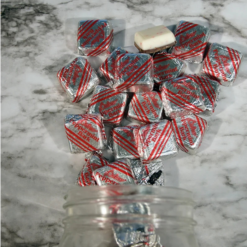 Peppermint Bark Squares